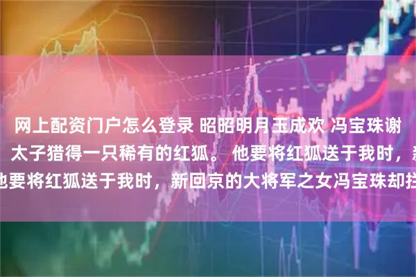 网上配资门户怎么登录 昭昭明月玉成欢 冯宝珠谢昭沈昭玉柳如莹 春猎上，太子猎得一只稀有的红狐。 他要将红狐送于我时，新回京的大将军之女冯宝珠却拦下。